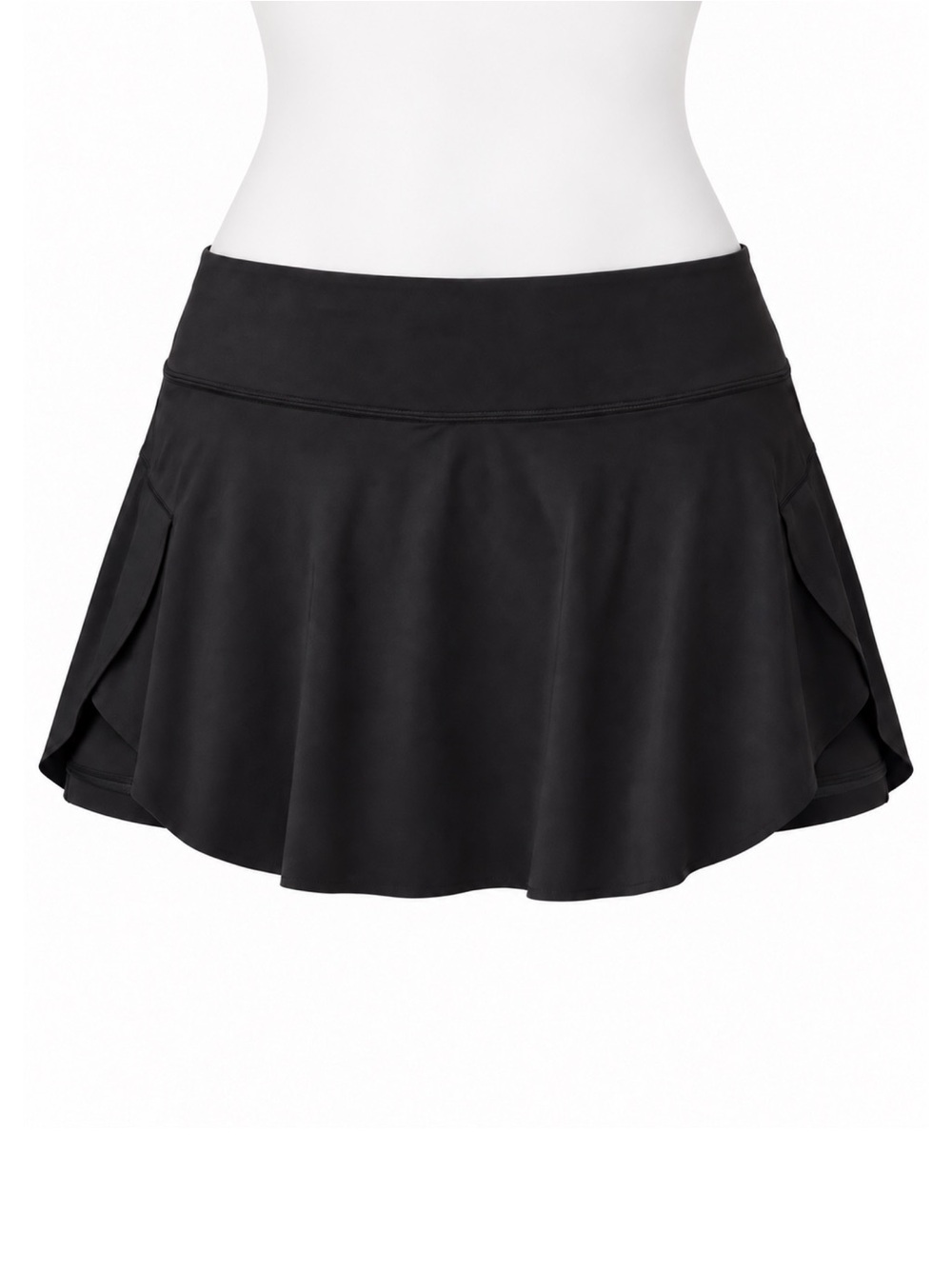 Size 4 Lululemon Women’s Quick Pace Skirt Black Running Tennis Skort